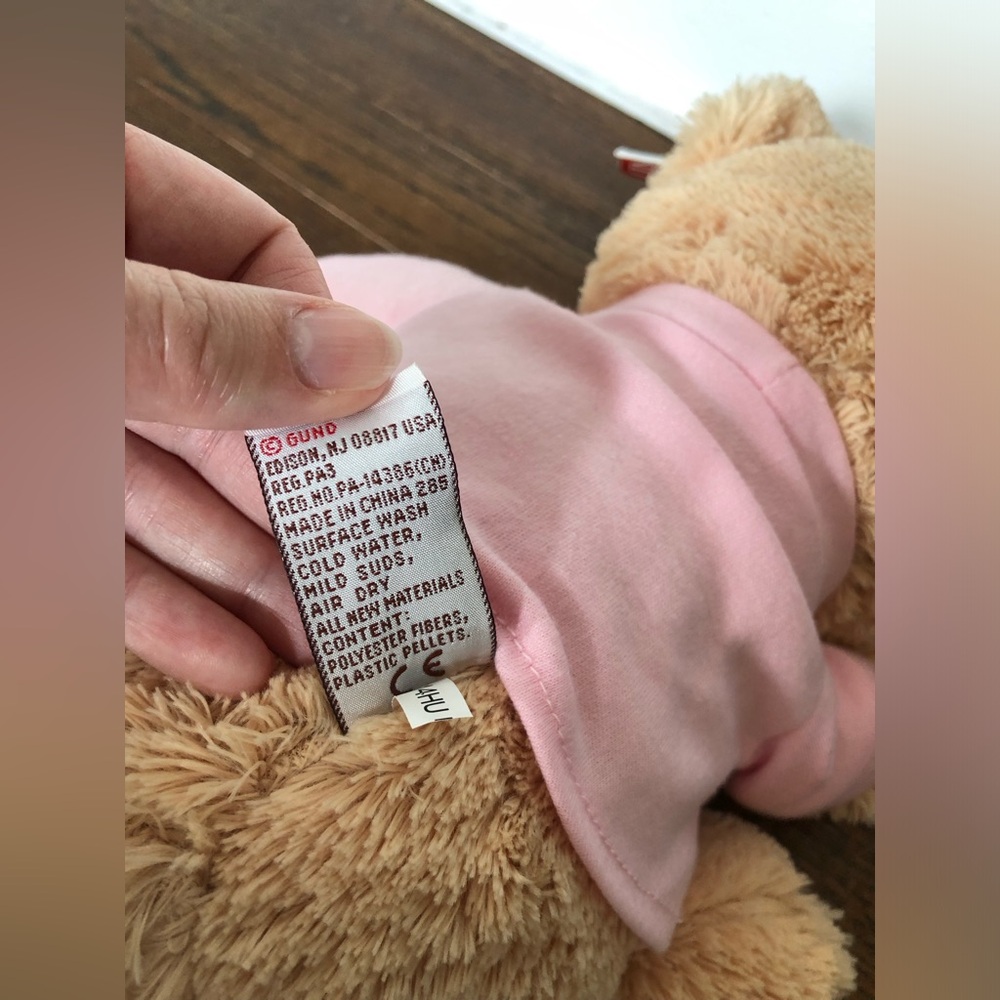 *NWT* GUND Medium Pink/Tan #1 Mom Teddy Bear Stuffed Animal Plush Toy - Picture 4 of 9